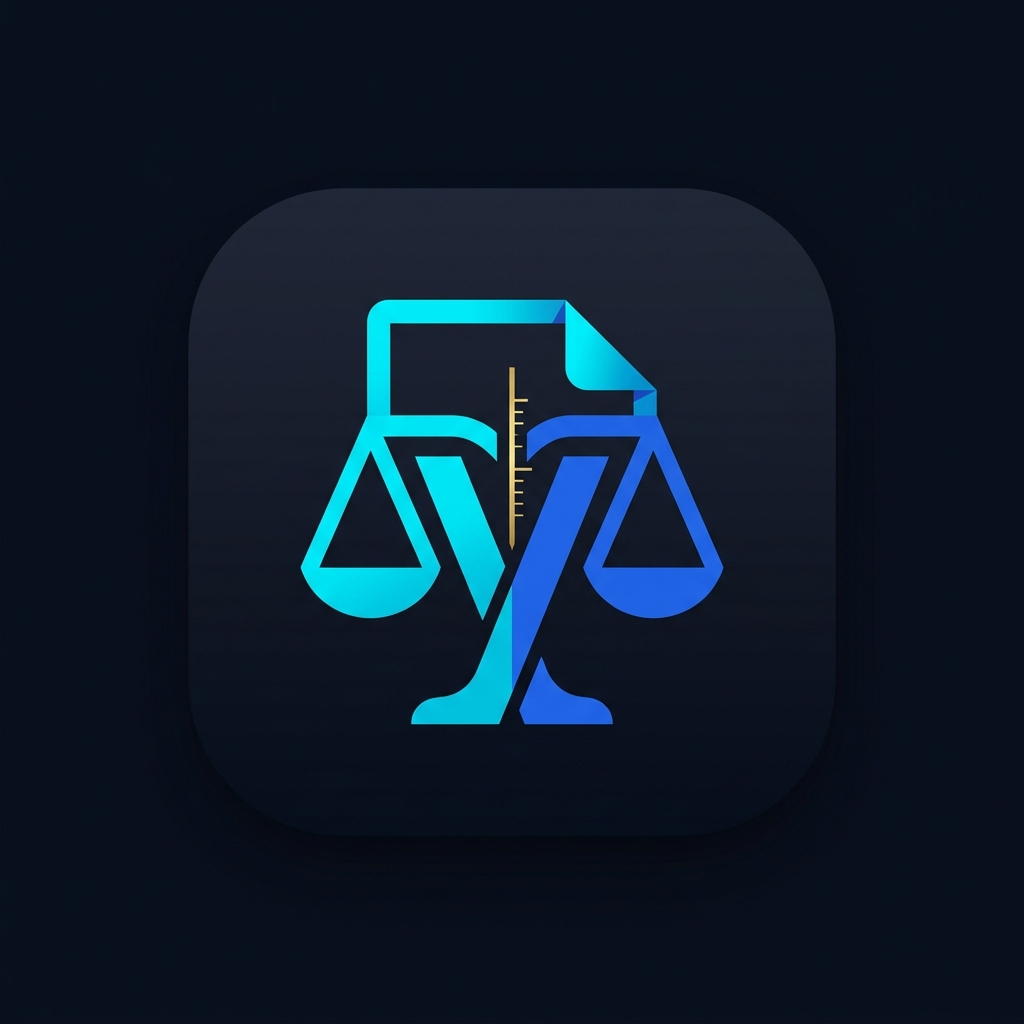 VakilDocs Modern Legal Tech Icon